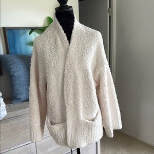 Cozy Cream Textured Cardigan